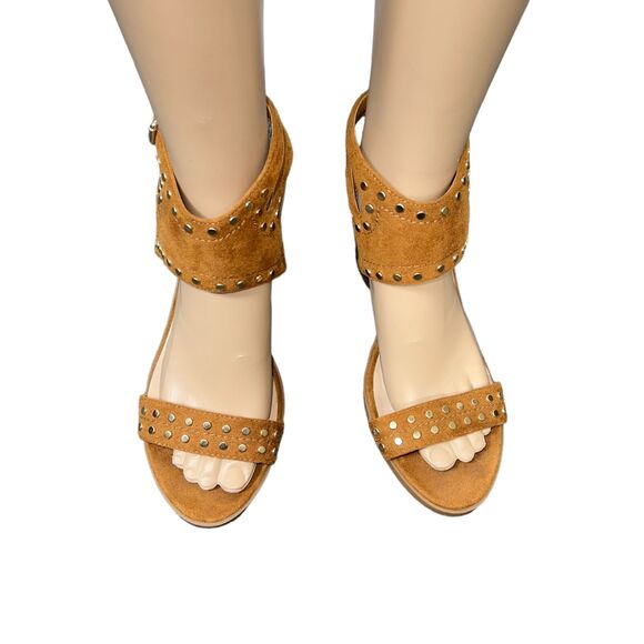 Soda from Buckle Womens High Heel Sandals Faux Leather Studded Strappy Size 9 - Picture 7 of 13